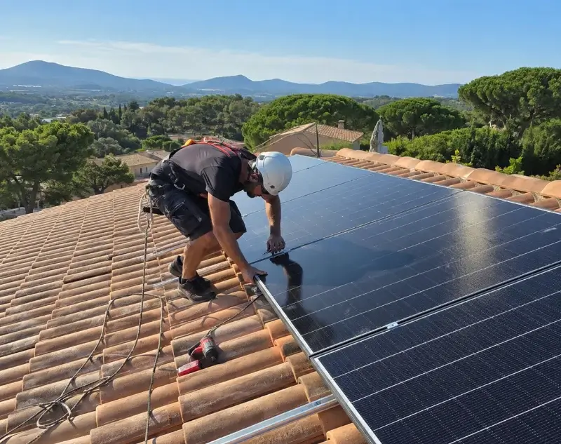 Installateur panneaux solaires Meyrieu-les-Étangs — pose photovoltaïque sur toiture