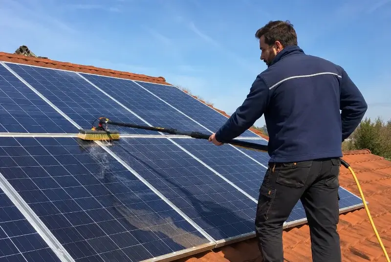 Nettoyage et entretien de panneaux solaires à Meyrieu-les-Étangs